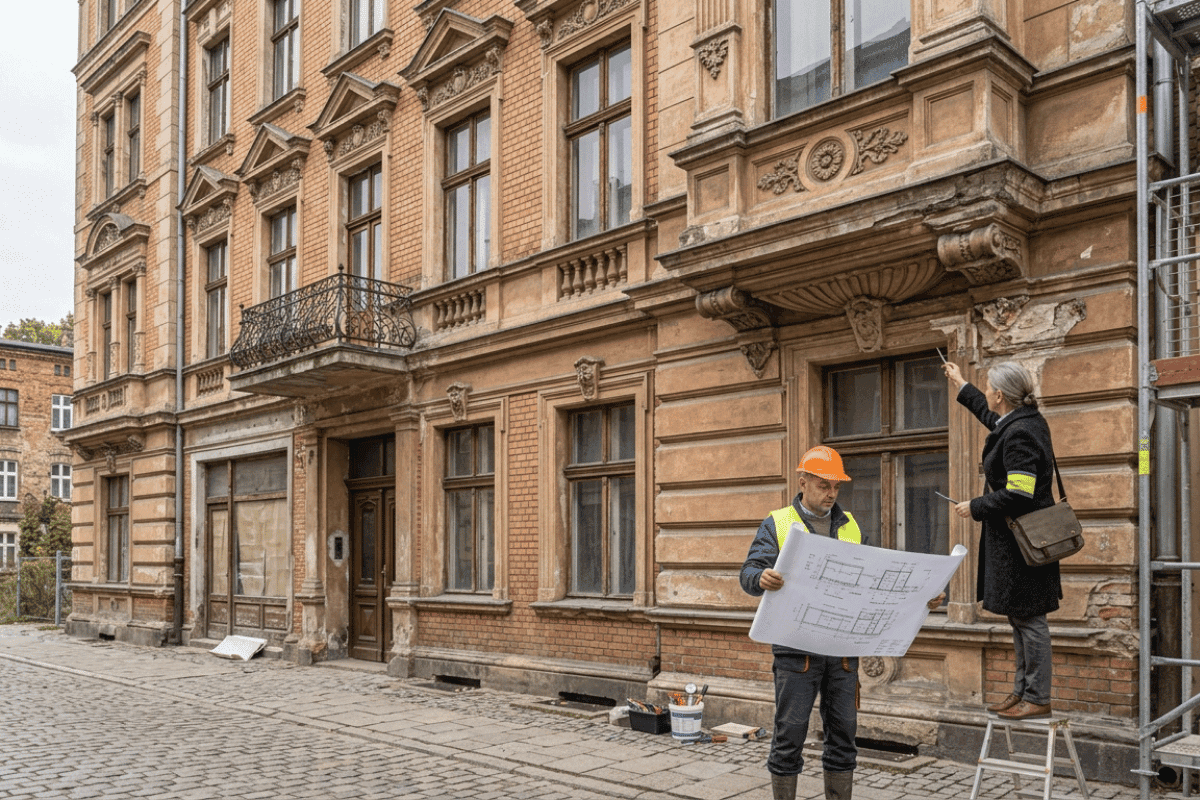 Remont kamienicy w Łodzi a konserwator zabytków - co sprawdzić przed rozpoczęciem prac?