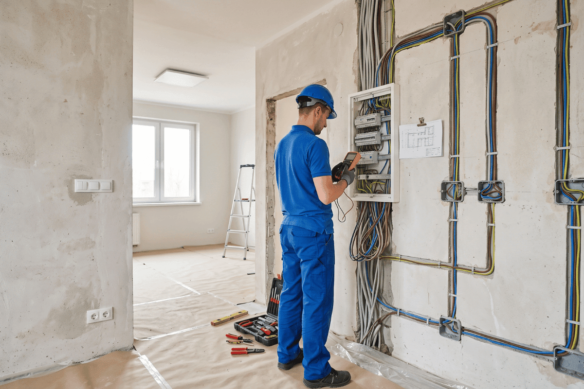 Modernizacja instalacji elektrycznej w mieszkaniu w Łodzi – zakres wykonanych prac